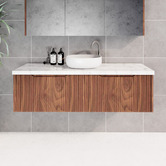 Sinclair Bathware Dustin 1500mm Wall Hung Single Vanity