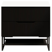 Sinclair Bathware Plaga 900mm Floormount Vanity Package with Shaving Cabinet