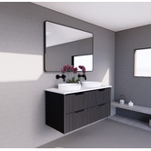 Sinclair Bathware Plaga 1200mm Wall Hung Double Vanity