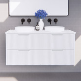 Sinclair Bathware Plaga 1200mm Wall Hung Double Vanity