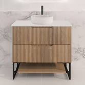 Sinclair Bathware Plaga 900mm Freestanding Single Vanity