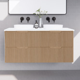 Sinclair Bathware Plaga 1200mm Wall Hung Double Vanity