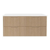 Sinclair Bathware Plaga 1200mm Wall Hung Double Vanity