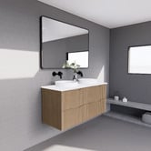 Sinclair Bathware Plaga 1200mm Wall Hung Double Vanity