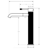 Sinclair Bathware Courtney High Rise Basin Mixer