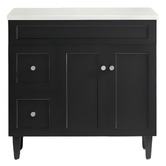 Sinclair Bathware Seraphina 900mm Freestanding Single Vanity with Quartz Countertop