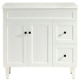 Sinclair Bathware Seraphina 900mm Freestanding Single Vanity with Quartz Countertop