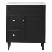 Sinclair Bathware Seraphina 750mm Freestanding Single Vanity with Quartz Countertop