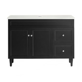 Sinclair Bathware Seraphina 1200mm Freestanding Single Vanity with Quartz Countertop