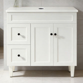 Sinclair Bathware Seraphina 900mm Freestanding Single Vanity with Quartz Countertop