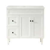 Sinclair Bathware Seraphina 900mm Freestanding Single Vanity with Quartz Countertop