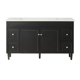 Sinclair Bathware Seraphina 1500mm Freestanding Double Vanity with Quartz Countertop