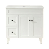 Sinclair Bathware Seraphina 900mm Freestanding Single Vanity with Quartz Countertop