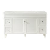 Sinclair Bathware Seraphina 1500mm Freestanding Double Vanity with Quartz Countertop