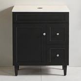 Sinclair Bathware Seraphina 750mm Freestanding Single Vanity with Quartz Countertop