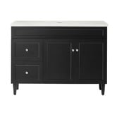 Sinclair Bathware Seraphina 1200mm Freestanding Single Vanity with Quartz Countertop