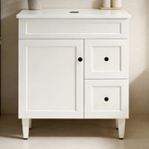 Sinclair Bathware Seraphina 750mm Freestanding Single Vanity with Quartz Countertop