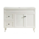 Sinclair Bathware Seraphina 1200mm Freestanding Single Vanity with Quartz Countertop