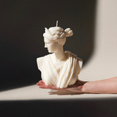 Ancient Candle Co Artemis Bust Sculpture Soy-Blend Candle
