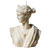 Ancient Candle Co Artemis Bust Sculpture Soy-Blend Candle