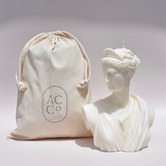 Ancient Candle Co Artemis Bust Sculpture Soy-Blend Candle
