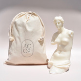 Ancient Candle Co Venus Bust Sculpture Soy-Blend Candle