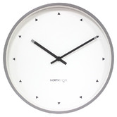 North Shore 32cm Grey Chic Style Wall Clock