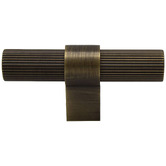 Manovella Athena Fluted T-Bar Cabinet Pull