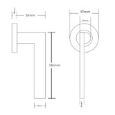 Manovella Hamilton Passage Lever Set