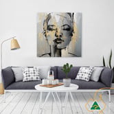 Vyve Fyre Design Gold Fantasy Printed Wall Art