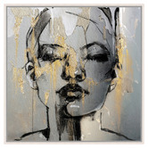 Vyve Fyre Design Gold Fantasy Printed Wall Art