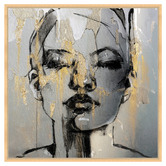 Vyve Fyre Design Gold Fantasy Printed Wall Art