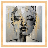 Vyve Fyre Design Gold Fantasy Printed Wall Art