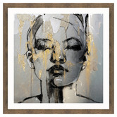 Vyve Fyre Design Gold Fantasy Printed Wall Art
