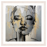 Vyve Fyre Design Gold Fantasy Printed Wall Art