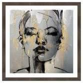 Vyve Fyre Design Gold Fantasy Printed Wall Art
