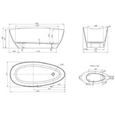 ADP Tranquil Plus Marble Freestanding Bath