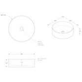 ADP Robbie Round Ceramic Basin