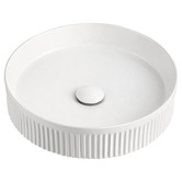 ADP Round Fluted Above Counter Ceramic Basin