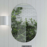 ADP Pill Shaped Glass Wall Mirror