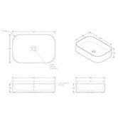 ADP Max Above Counter Ceramic Basin