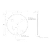 ADP Eclipse Round LED Wall Mirror