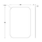 ADP Stadium Rectangle Wall Mirror