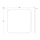 ADP Stadium Rectangle Wall Mirror