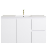 ADP Jane Express 1200mm Polar White Single Vanity with Basin