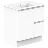 ADP Jane Express 750mm Polar White Single Vanity with Basin