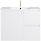 ADP Jane Express 900mm Polar White Single Vanity with Basin