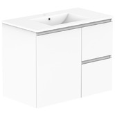 ADP Jane Express 900mm Polar White Single Vanity with Basin