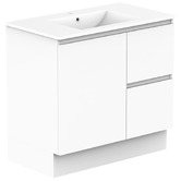 ADP Jane Express 900mm Polar White Single Vanity with Basin