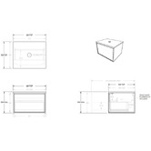 ADP Clifton 600mm Wall Hung Single Vanity